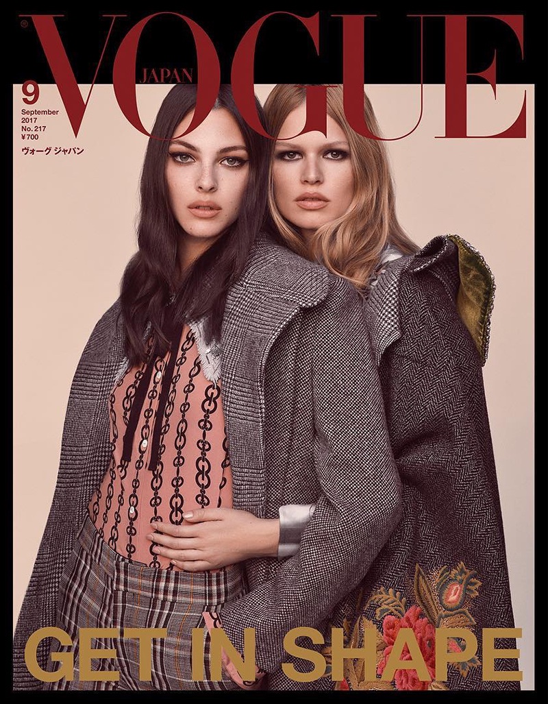 Лара Стоун и Даутцен Крус на обложке японского Vogue (фото 8)