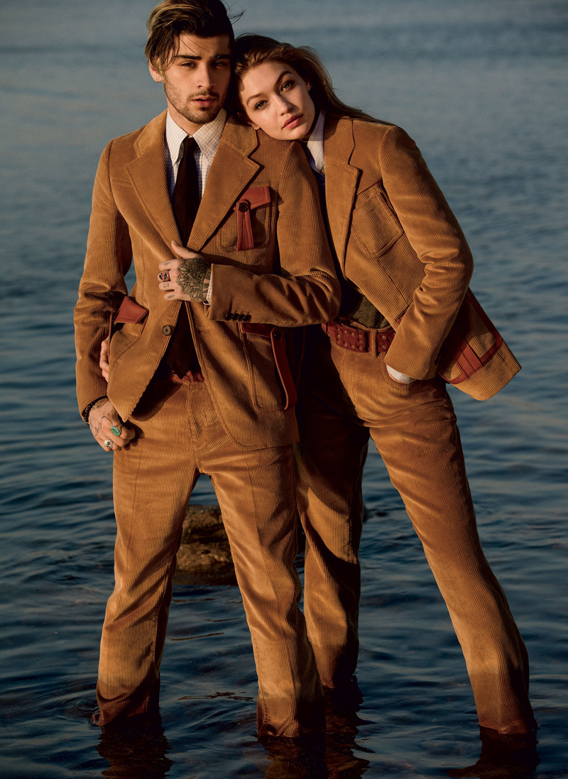 Счастливы вместе: Джиджи Хадид и Зейн Малик на обложке Vogue (фото 7)