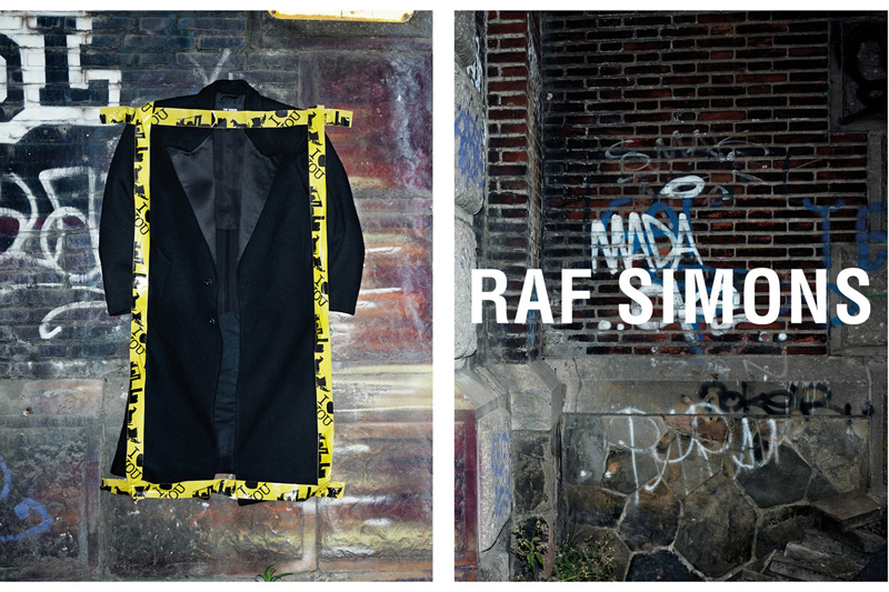 Надписи на стенах: Осенняя реклама Raf Simons (фото 2)