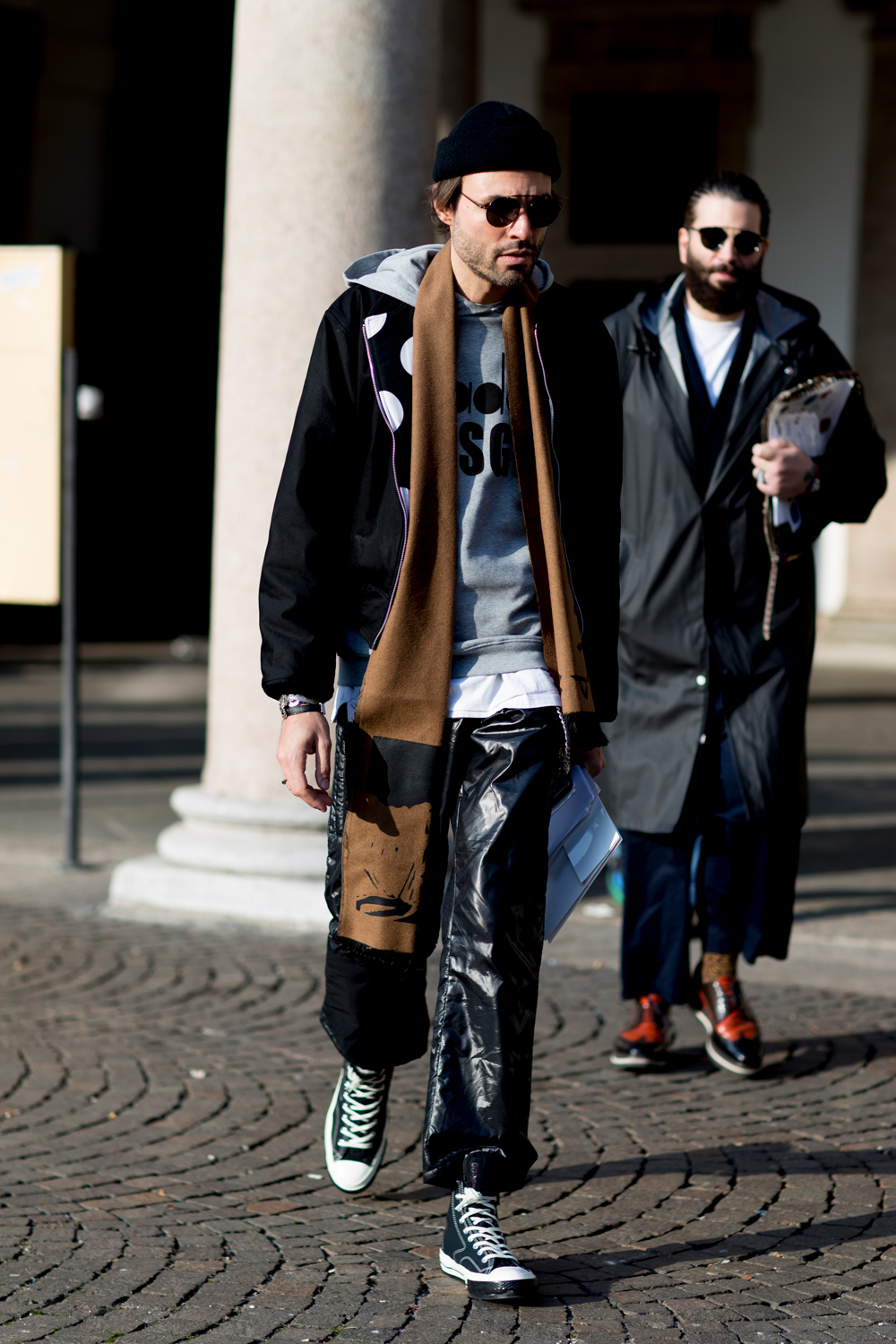 Мужчины в Милане: Много Gucci, леопарда и клетки (фото 7)
