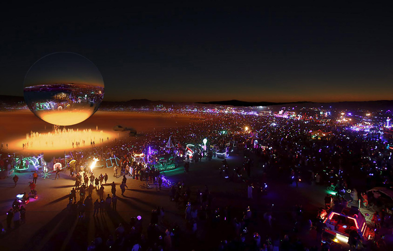 Архитекторы собирают деньги на зеркальный шар для Burning Man (фото 4)