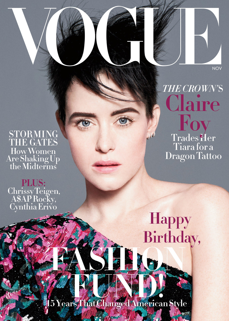 Селфимания: Клэр Фой пытается стать дикой в съемке Vogue (фото 6)