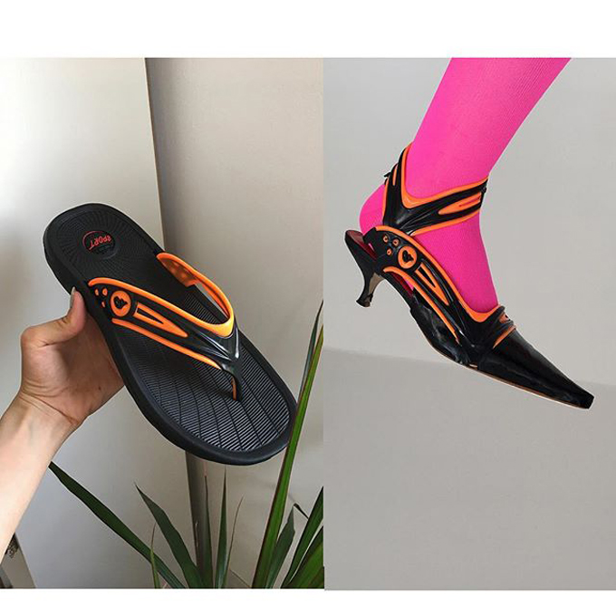 Лондонский дизайнер создает туфли из старых кроссовок Nike (фото 3)