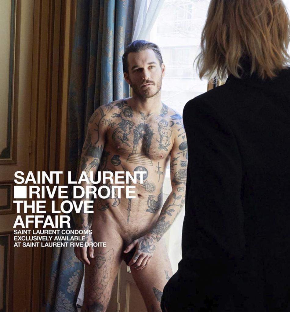 Юрген Теллер снял рекламу презервативов Saint Laurent