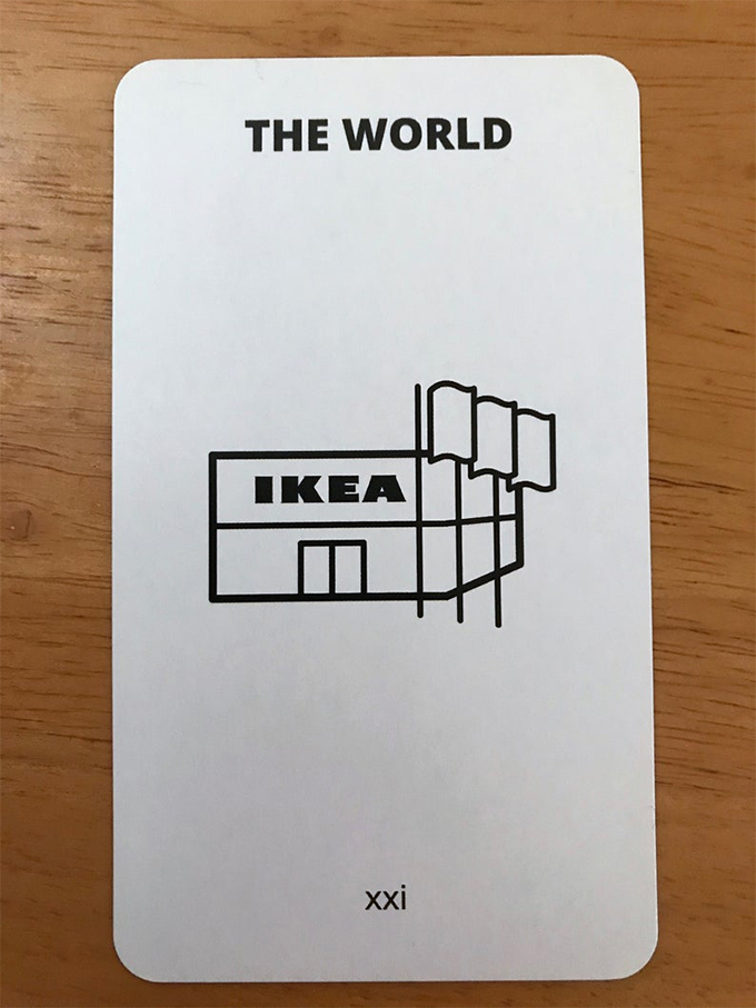 Что будущее нам готовит: Появились карты Таро с картинками из инструкций Ikea (фото 2)