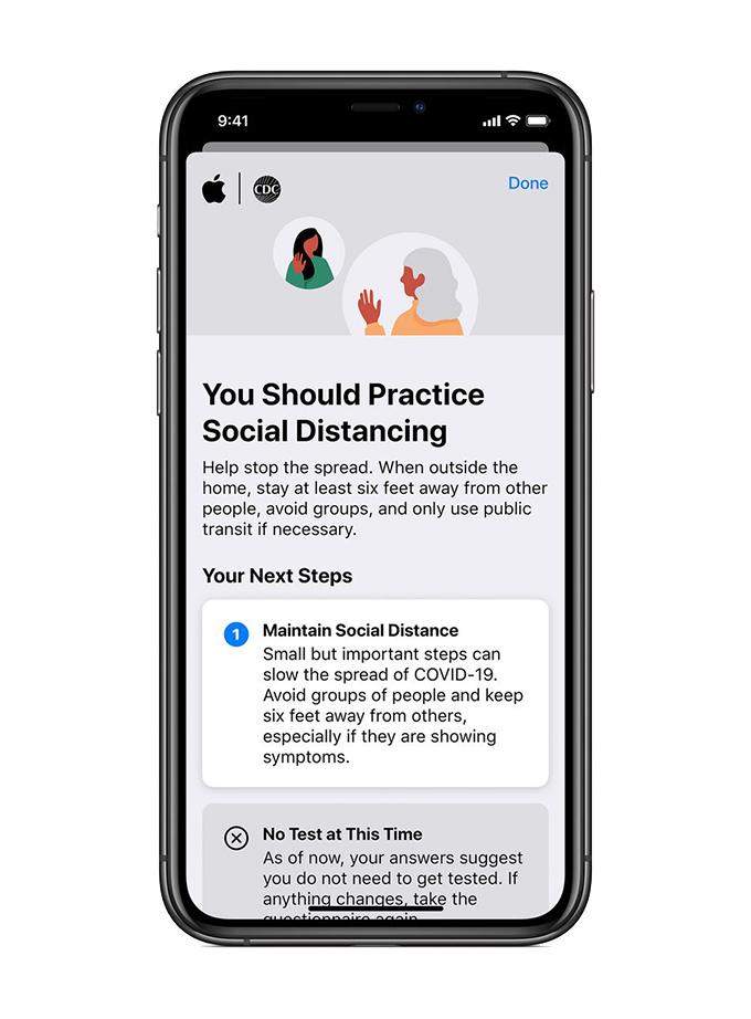 Apple запустили приложение, которое помогает при коронавирусе (фото 1)