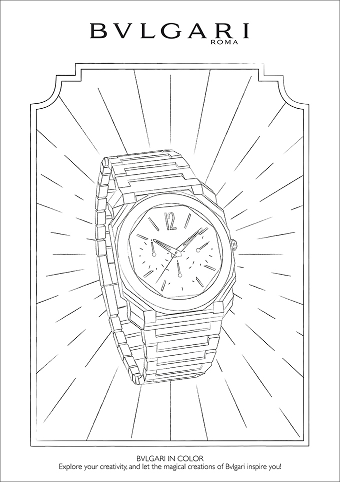 Что бы еще пораскрашивать? Часы Omega и украшения Bvlgari (фото 5)