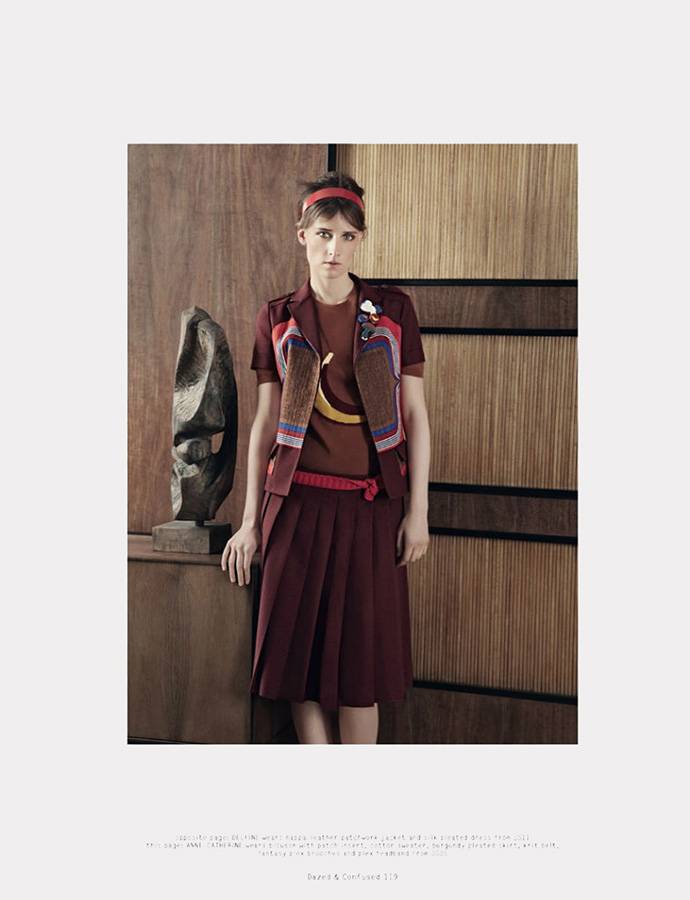 Архивы Miu Miu в августовском Dazed & Confused (фото 1)