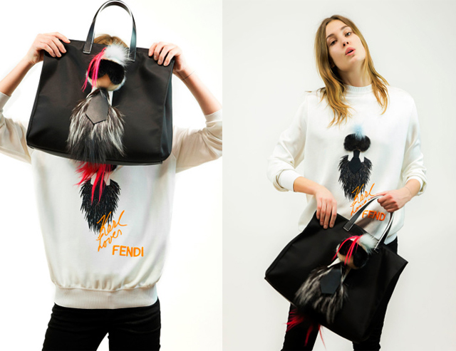 Кендалл Дженнер в лукбуке капсульной коллекции Fendi (фото 2)