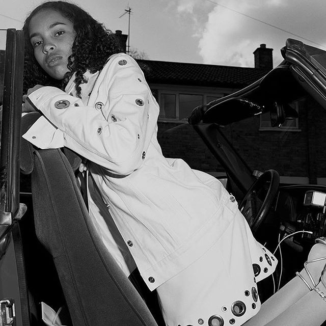 The Eyelet Denim Jacket is still available on KENZO.com  photo by @eloise_parry.