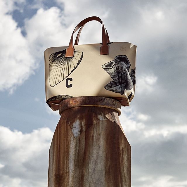 #LOEWESS17 Fossil T Tote Bag featured in @matchesfashion 
Photo: Josh Hight 
#LOEWEman
#LOEWE