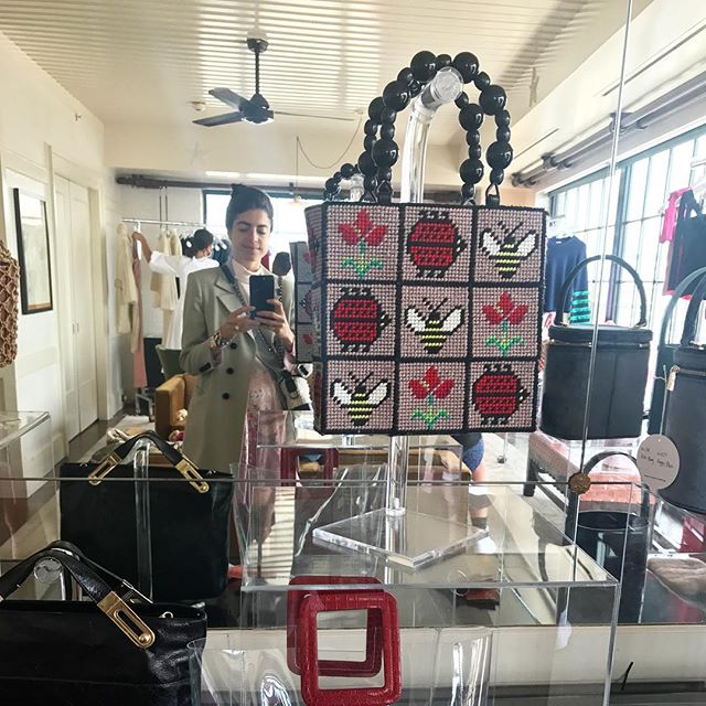 RT if you've been looking for a needlepoint lady bug to represent your belongings!!!! @staud.clothing
