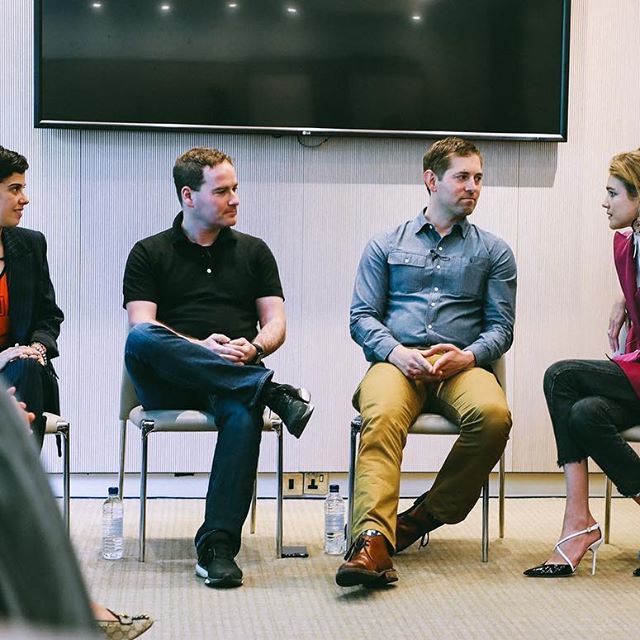 These three is a mighty bunch - disrupting the fashion industry as we know it today - Andras Forgacs, founder of Modern Meadow, that produces  leather without killing animals; Dan Widmaier, founder of Bolt Threads, that brews spider silk and other insect fibers and spinning then into yarn, making them accessible to makers of apparel, upholstery and more(they just signed a deal with Patagonia); and Anastasia Sartan, founder of Epytom, AI fashion stylist via Facebook messenger, dressing up more than 500 000 people already and growing. Mindful and conscious consumption is at the DNA of all three companies and this is what's going to lead the whole industry in the very near future. Thank you @FoundersForum for inviting to moderate this session. I am privileged to be of support to this important and exciting movement. #GoodistheNewCool #foundersforum