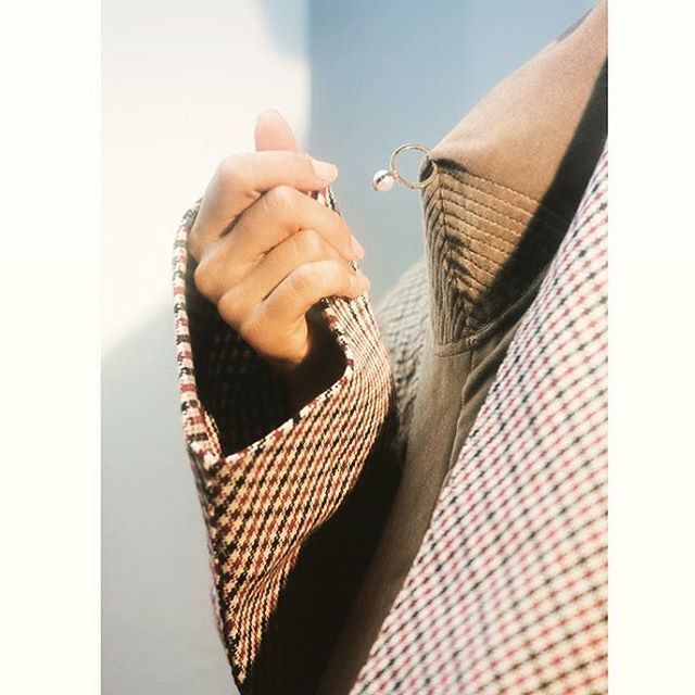 Nipple piercing on @russhmagazine