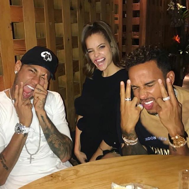 Let's be crazy   @realbarbarapalvin @lewishamilton @neymarjr @psg_neymar
