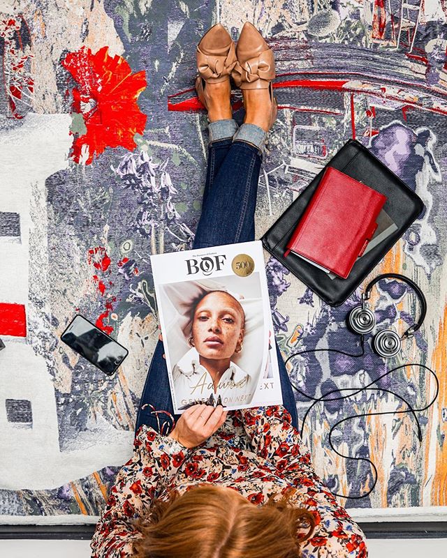 Sunday read    Have you got your hands on our latest #BoF500 print edition yet? Become a #BoFProfessional or order your copy online at shop.businessoffashion.com #fashion #fashionmagazines #reading #adwoaaboah