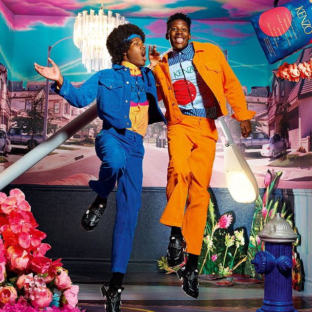 Summer is the season for making new memories with your friends; spend it together in the wilds of #KENZOTOPIA, full of color, joy, and surprises.   by @david_lachapelle
#KENZOSS19