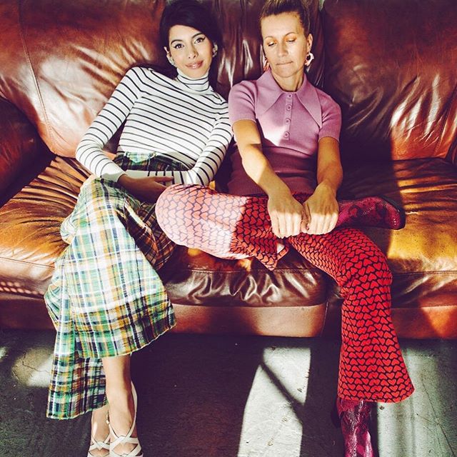 Even though Tales of Endearment has become obsolete I will never ever abandon my passion for vintage. I make it a point to shoot our JoosTricot collections with vintage amassed from my own closet and local stores. In LA we work with @cannonballandtilly and @thewaywewore / in New York with @amarcordvintage. If you re a vintage store and u want to collaborate, let me know! We would love to support!   
.
#joostricot #vintage #knitwear #hearts #bts #tbt #jtbabes